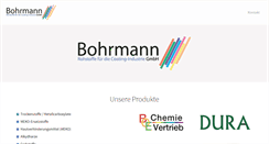 Desktop Screenshot of boe-bohrmann.de