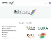 Tablet Screenshot of boe-bohrmann.de